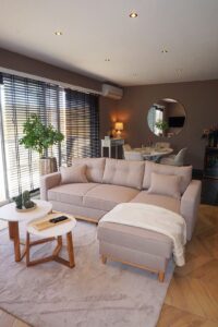 B&B woonkamer - Comfortabele zithoek met hoekbank