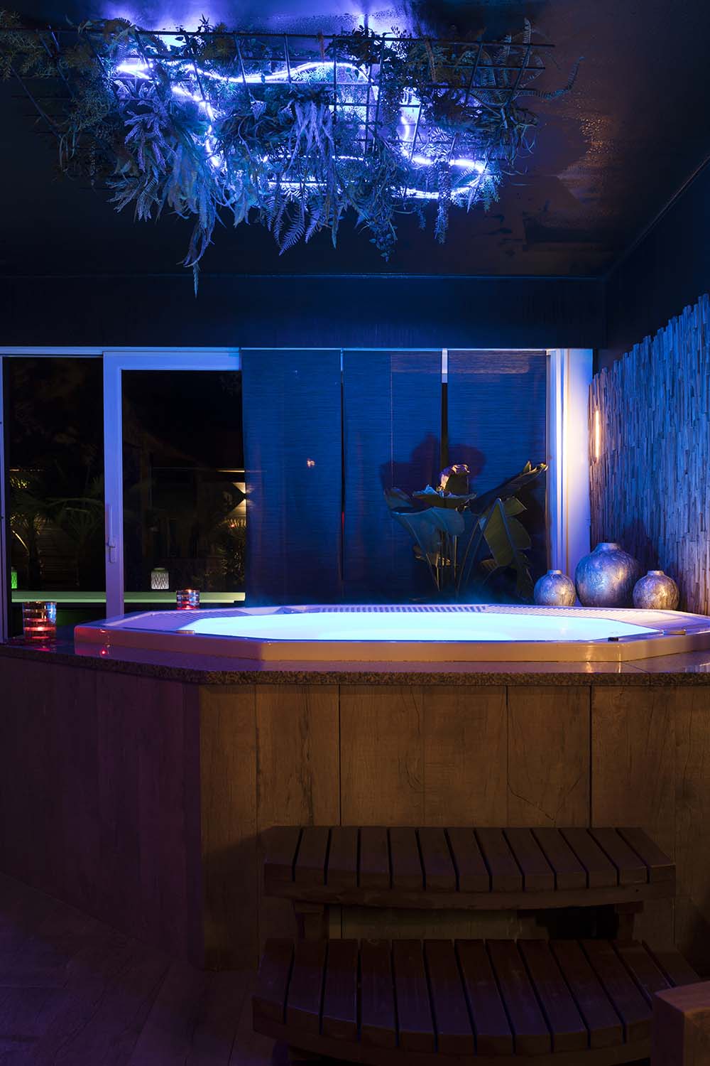Urban Jungle wellness ruimte met professionele faciliteiten