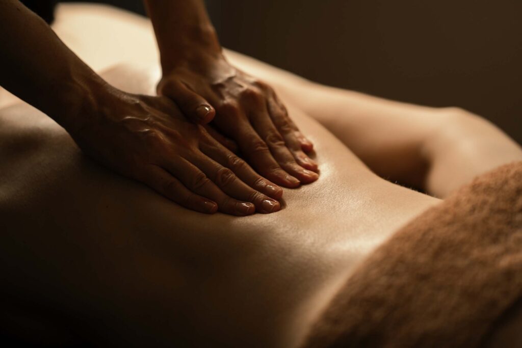 Professionele massage behandeling